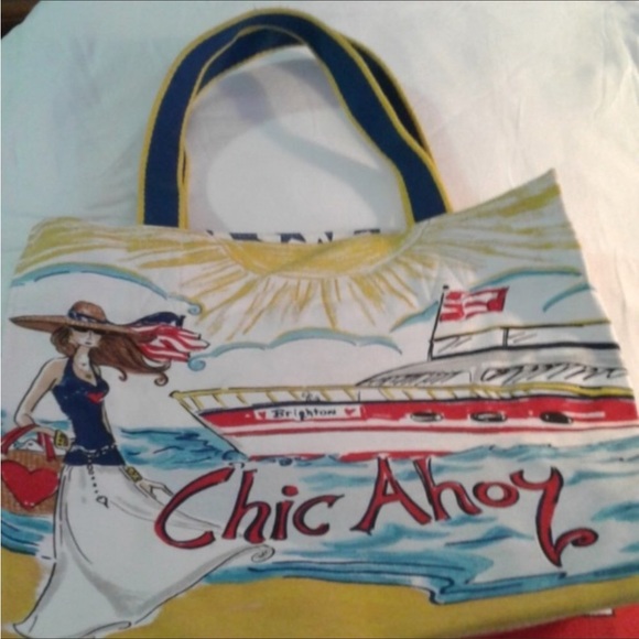 Brighton chic Ahoy Tote Bag. - Picture 1 of 5